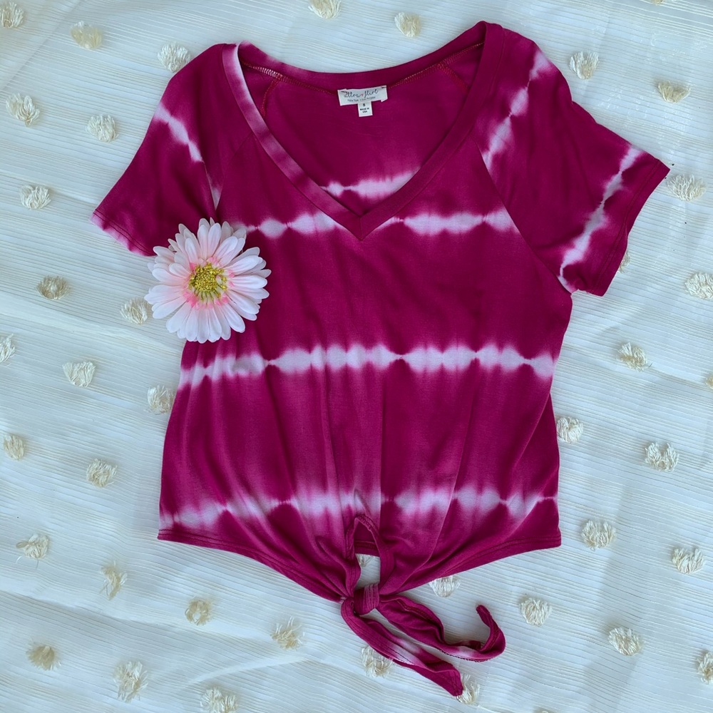 ‼️Ultra Flirt tie front top